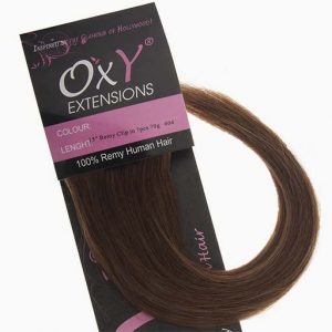 Clip in Extensions 38cm 70g 04 Mittelbraun-0