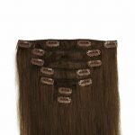 Clip in Extensions 60cm 160g Mittelbraun 04-0